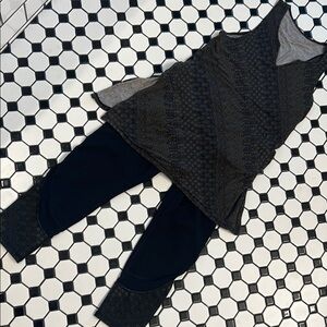 Gaiam yoga set M Capri/tunic
